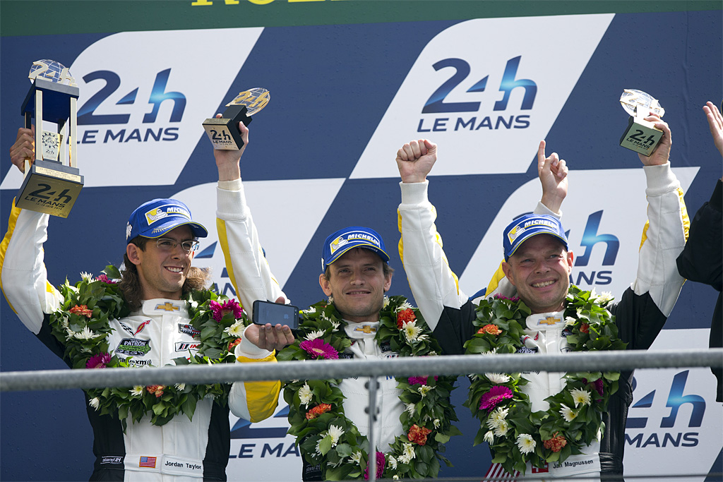 Jordan Taylor, Antonio Garcia og Jan Magnussen